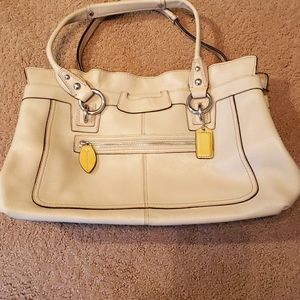 Coach Penelope 14682 Pebbled Leather Shopper Tote